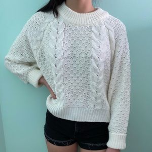 White fisherman sweater - Knives Out